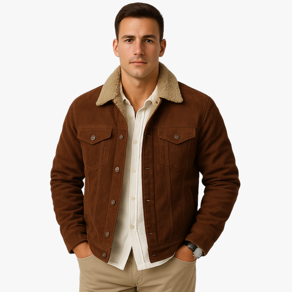 Stylische Herren Winterjacke für kalte Tage