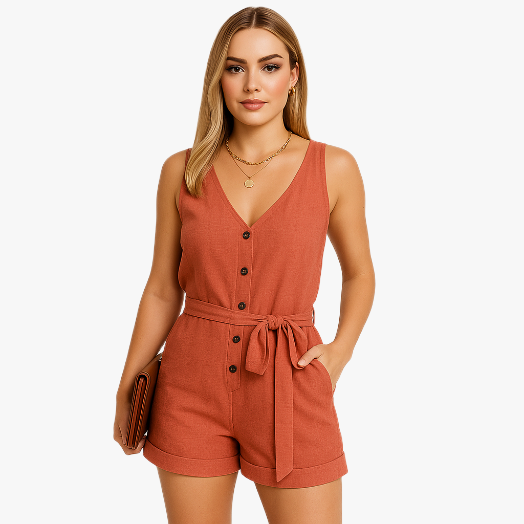 Stylischer Damen Jumpsuit für Sommerausflüge